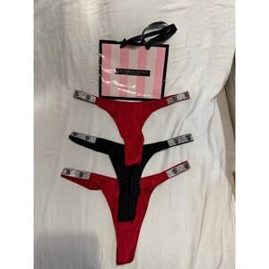 NWT Victoria’s Secret Very Sexy Bling Thong Lot – Size M